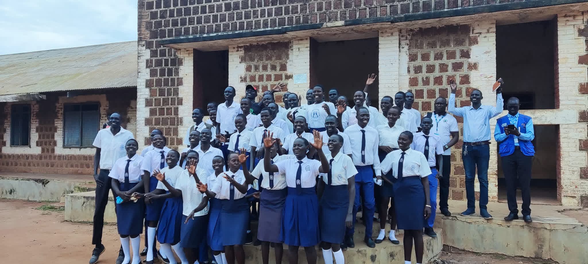 Students farm guidance from the teacher