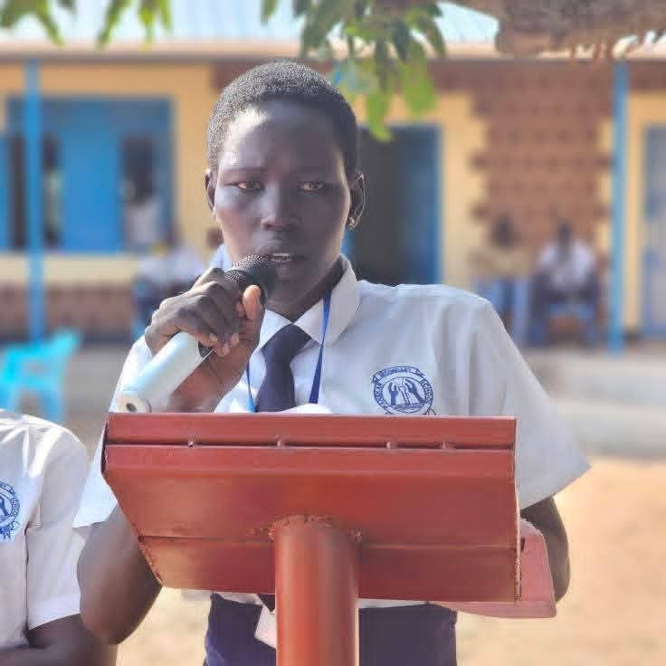 Students studying in class